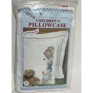 New Jack Dempsey Needle Art Pillow Case Item 1605 #42 Sleeping Friends 2005